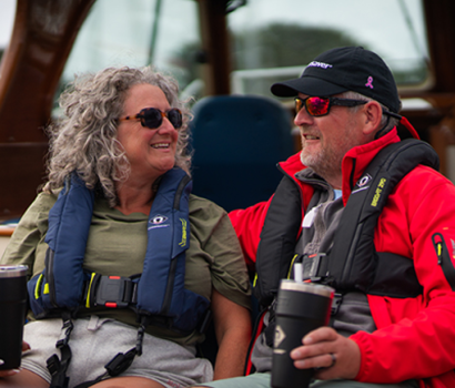 Eurovinil Ergofit 290N Man Woman Wearing On Boat